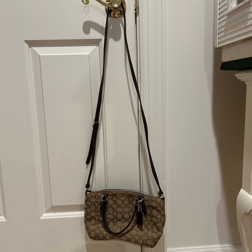 Coach Brown Crossbody Bag with Relaxed Shape